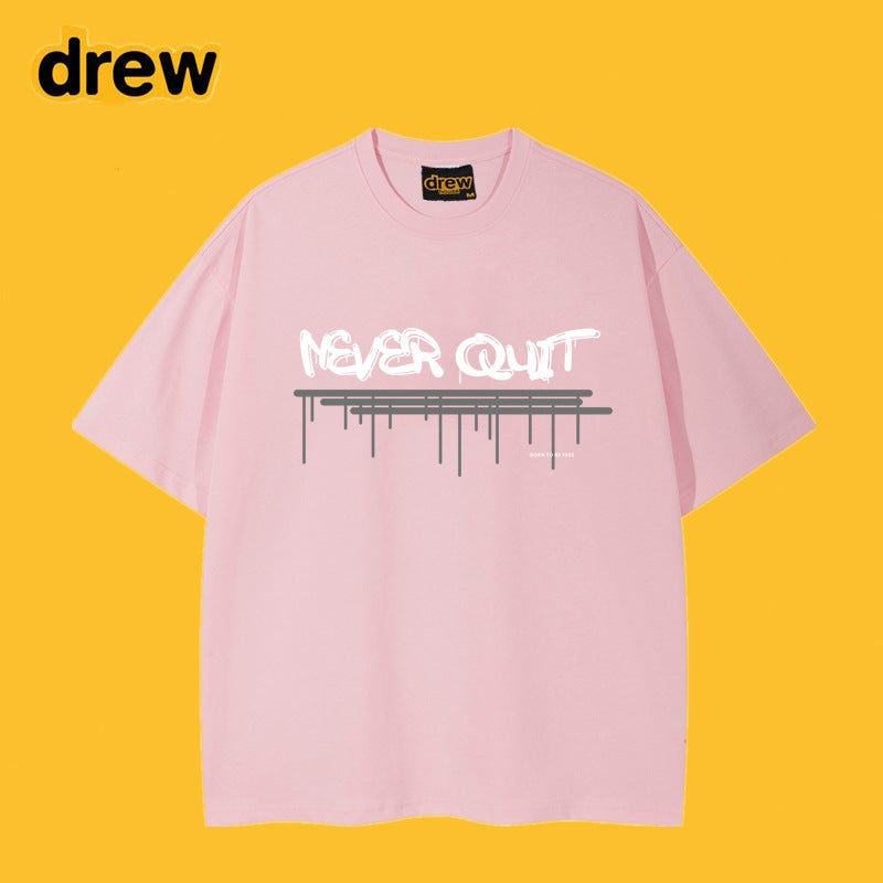 Drew T-shirts Printed Short Sleeve Loose Men