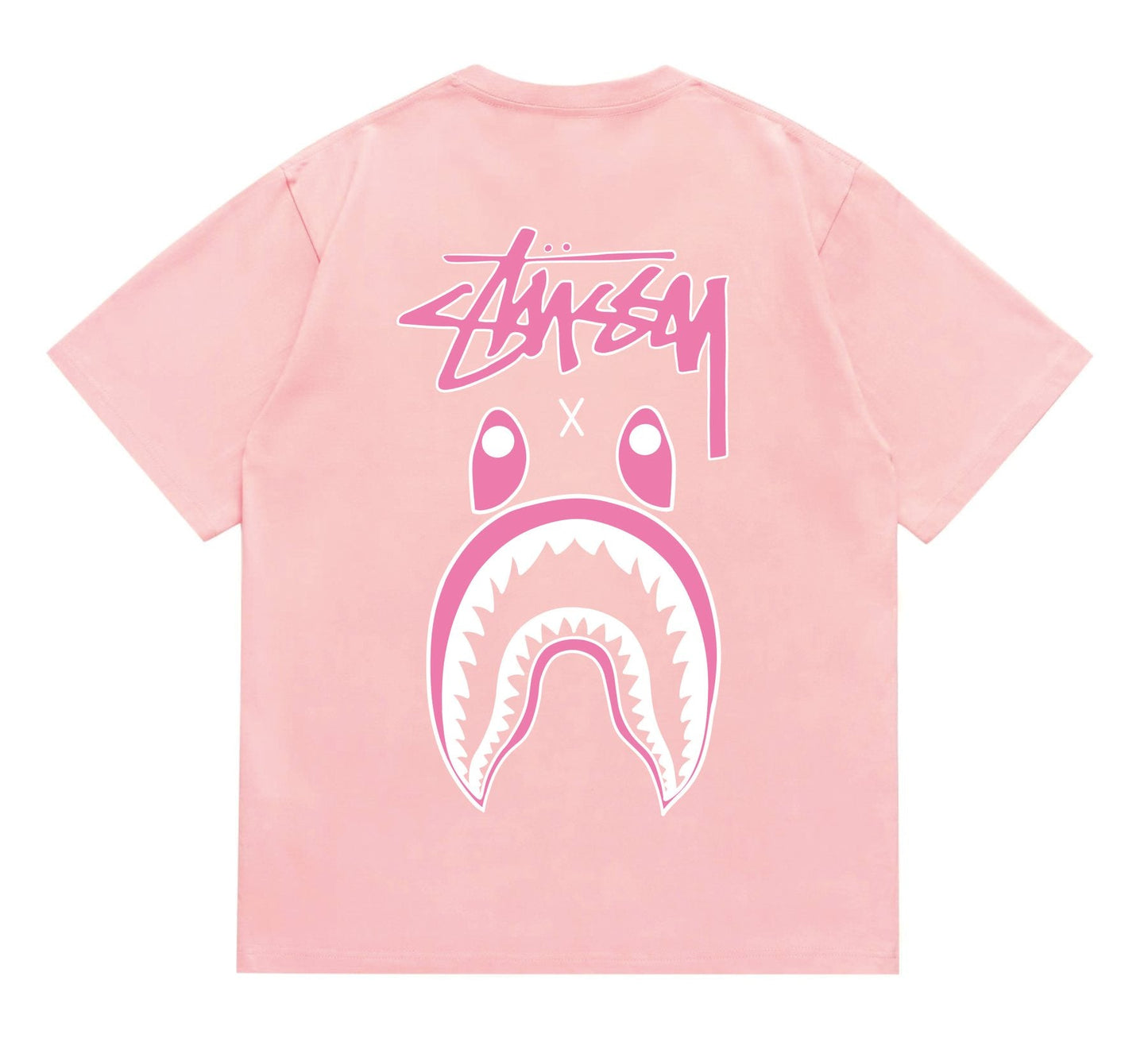 BAPE Tonal Shark Wordmark Graphic T-Shirt — back