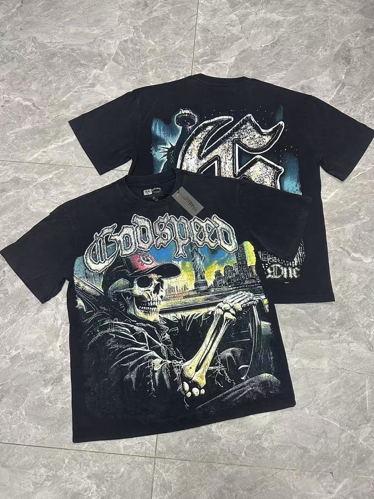 Godspeed Skull City Graphic T-Shirt — context