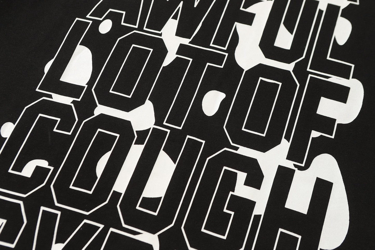 THAT'S A AWFUL LOT OF COUGH SYRUP Front & Back Graphic T-Shirt — detail
