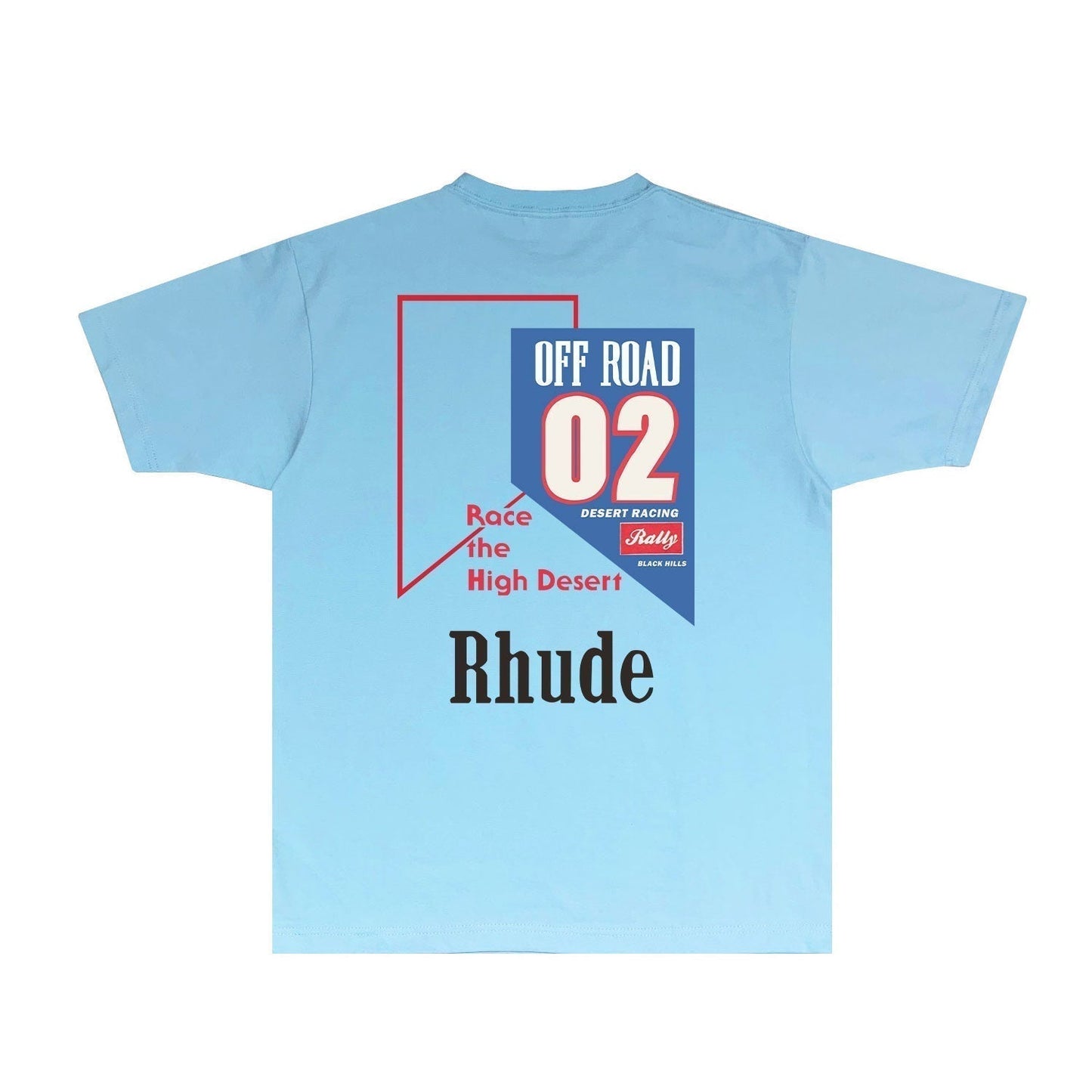 Rhude T-shirts Printed Trendy Pure Cotton