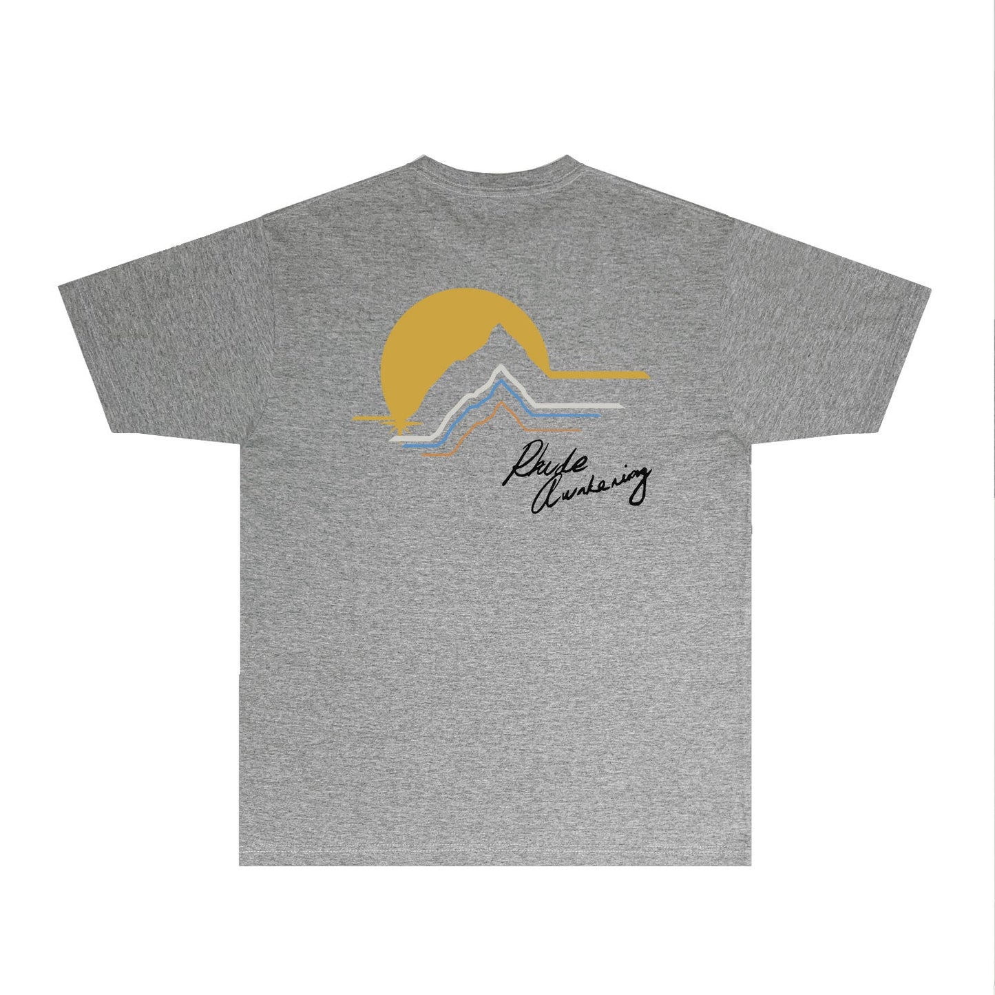 Rhude T-shirts Printed Trendy Pure Cotton