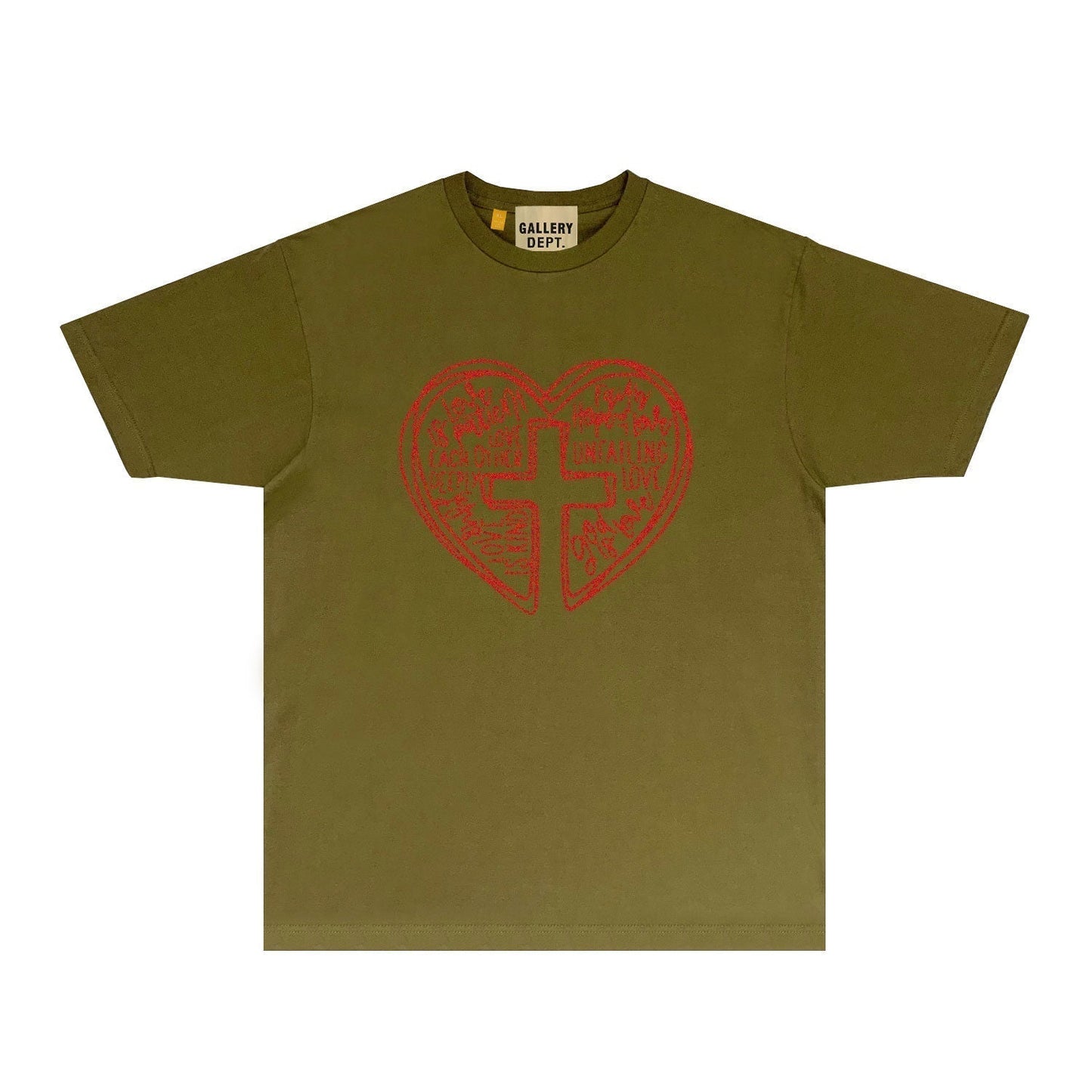 Gallery Dept T Shirt Retro Printed Loose Short-Sleeved Shirt