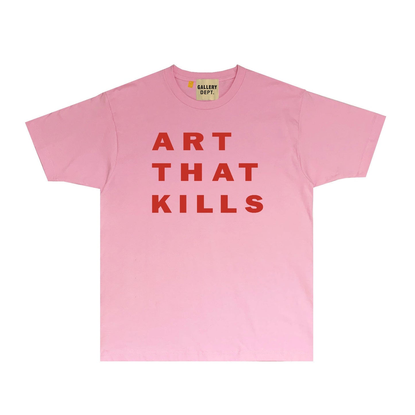Gallery Dept T Shirt Retro Printed Loose Short-Sleeved Shirt