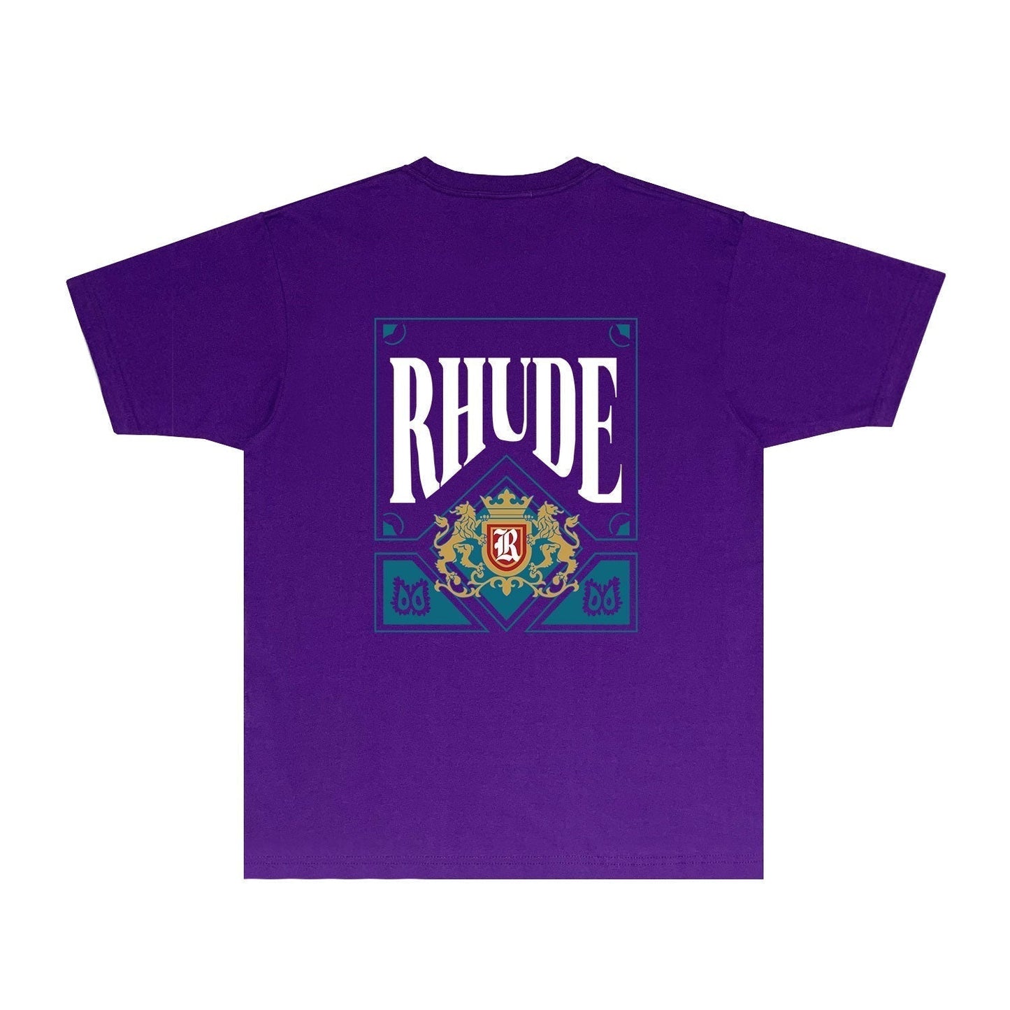 Rhude T-shirts Printed Trendy Pure Cotton