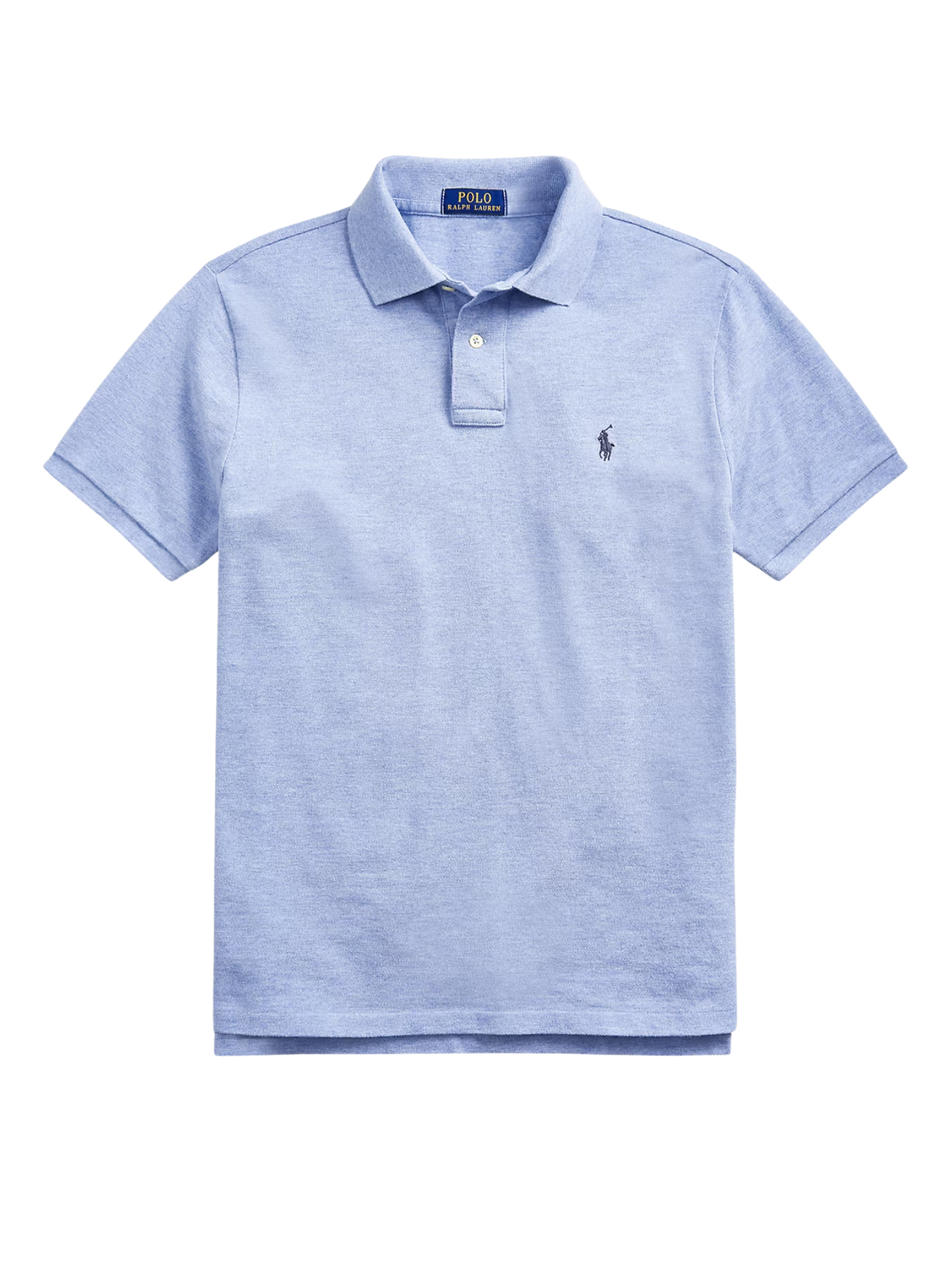 RALPH LAUREN The Iconic Mesh Polo Shirt Isle Heather