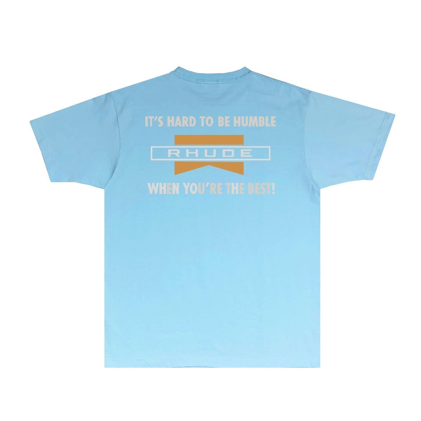 Rhude T-shirts Printed Trendy Pure Cotton