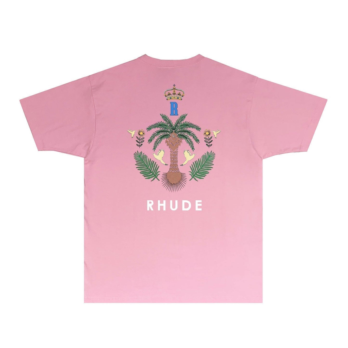 Rhude T-shirts Printed Trendy Pure Cotton
