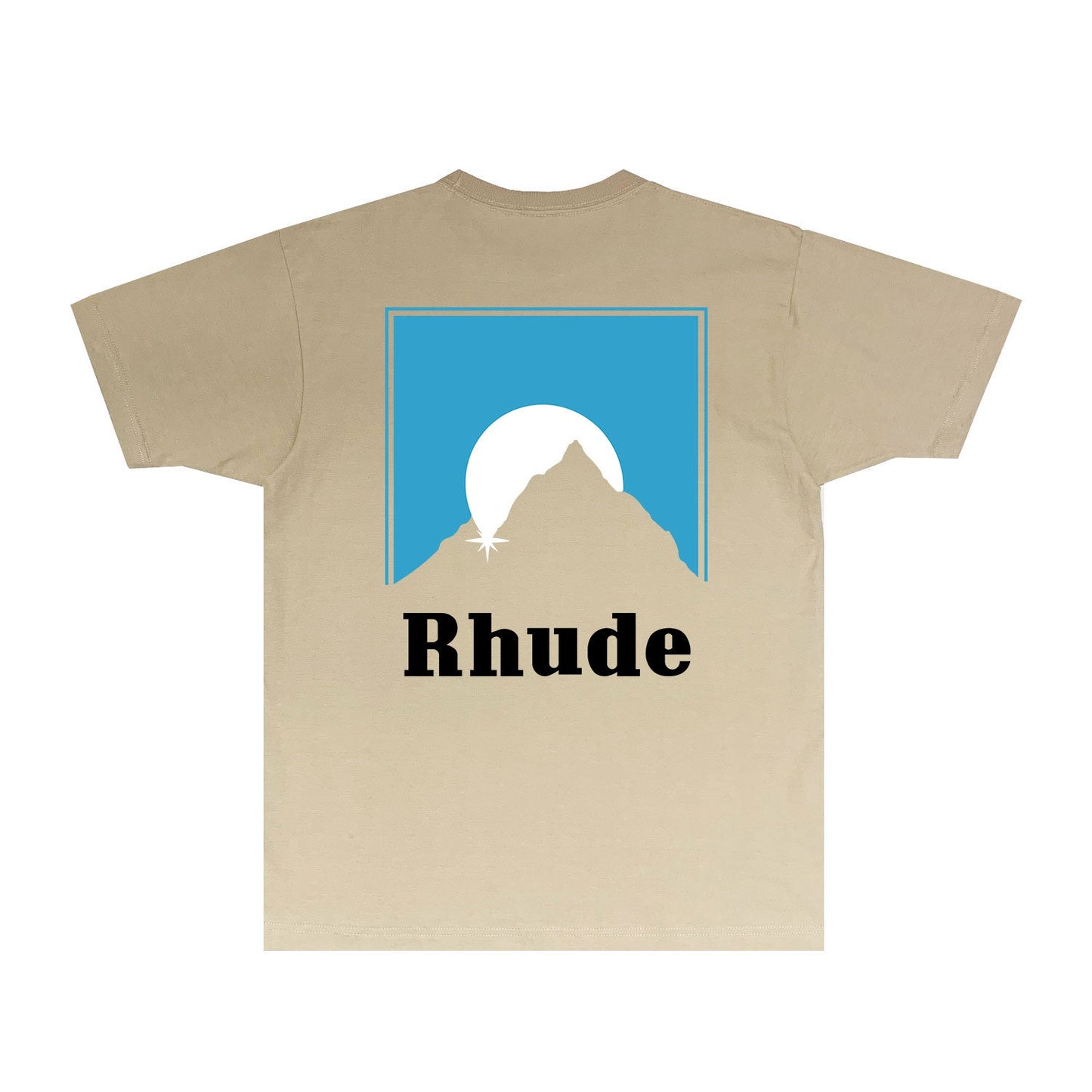 Rhude T-shirts Printed Trendy Pure Cotton