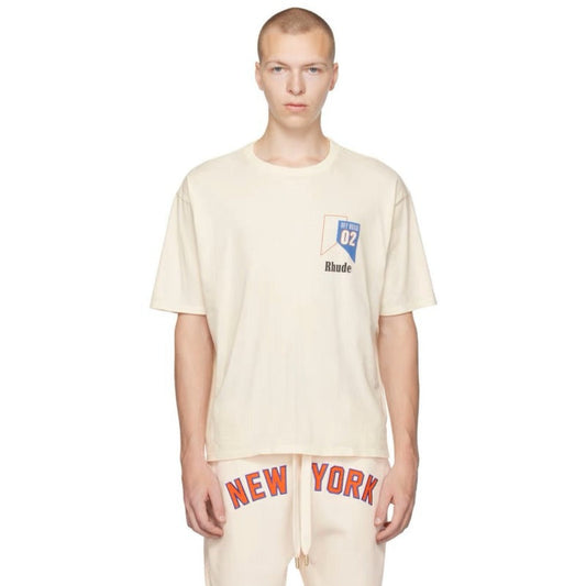 Rhude T-shirt Micro Track Letter Print Short Sleeve T-shirt