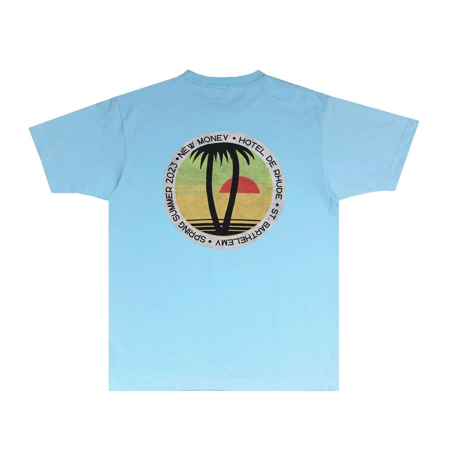 Rhude T-shirts Printed Trendy Pure Cotton