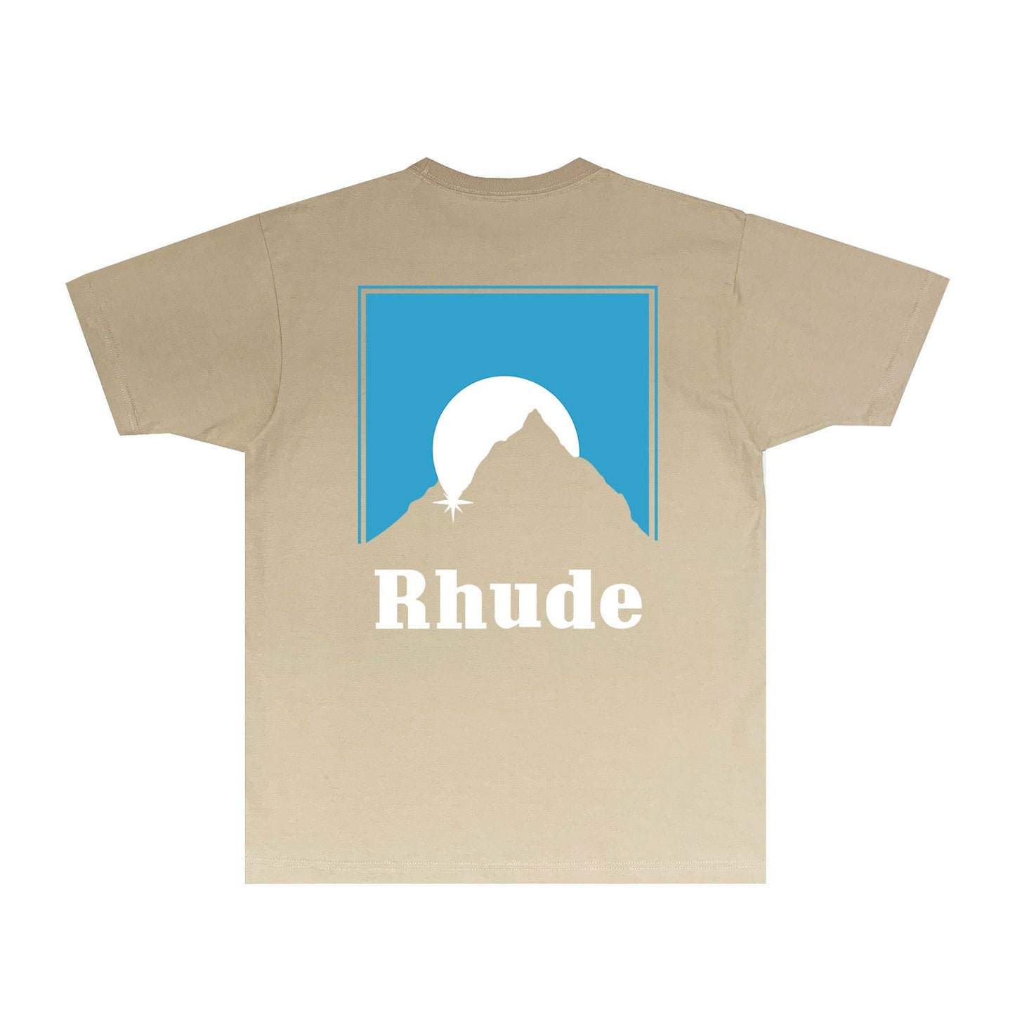 Rhude T-shirts Printed Trendy Pure Cotton