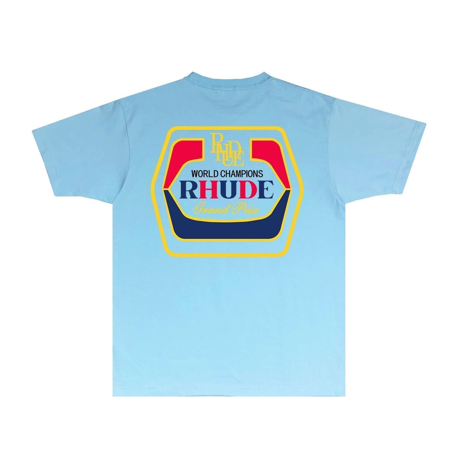 Rhude T-shirts Printed Trendy Pure Cotton