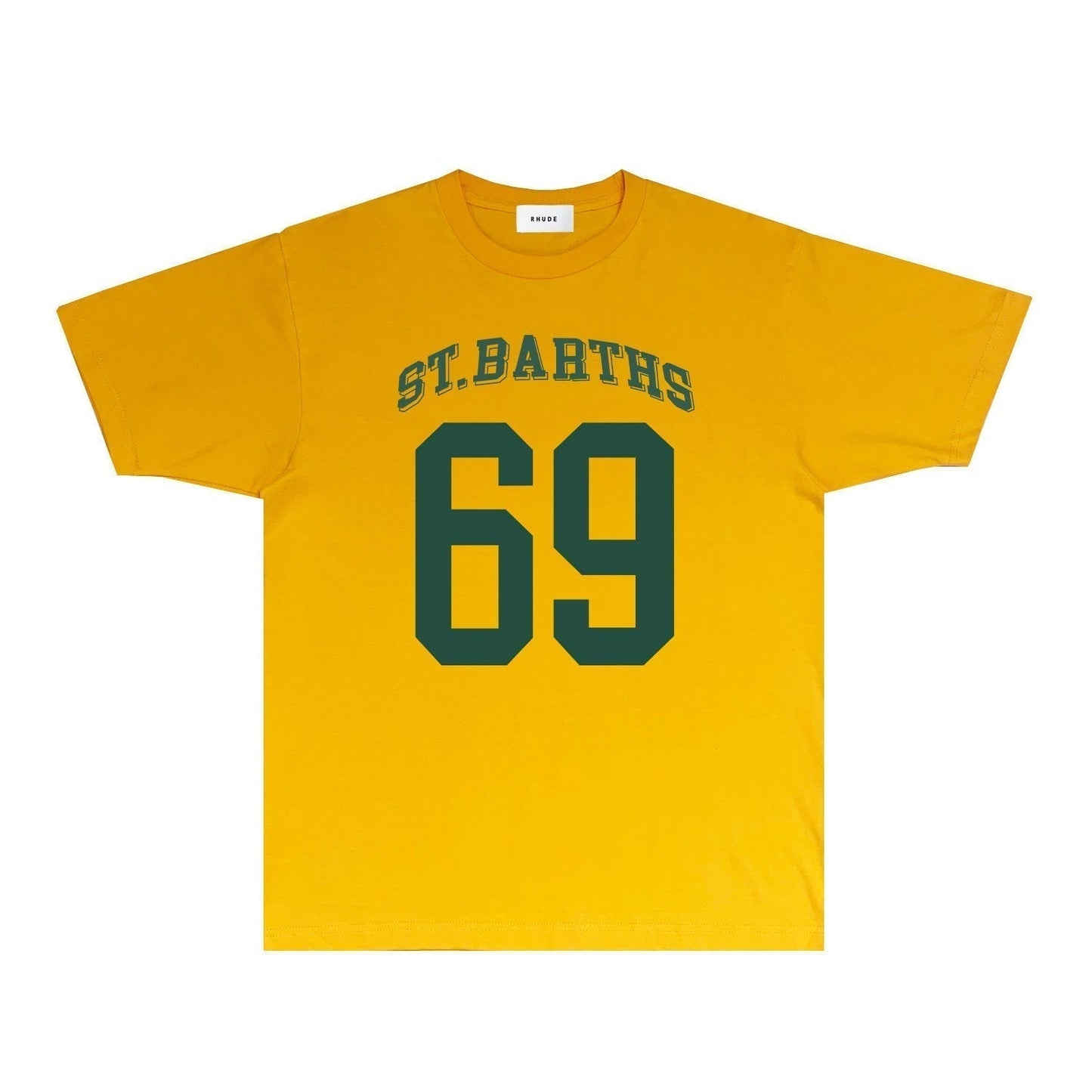 Rhude T-shirts Printed Trendy Pure Cotton