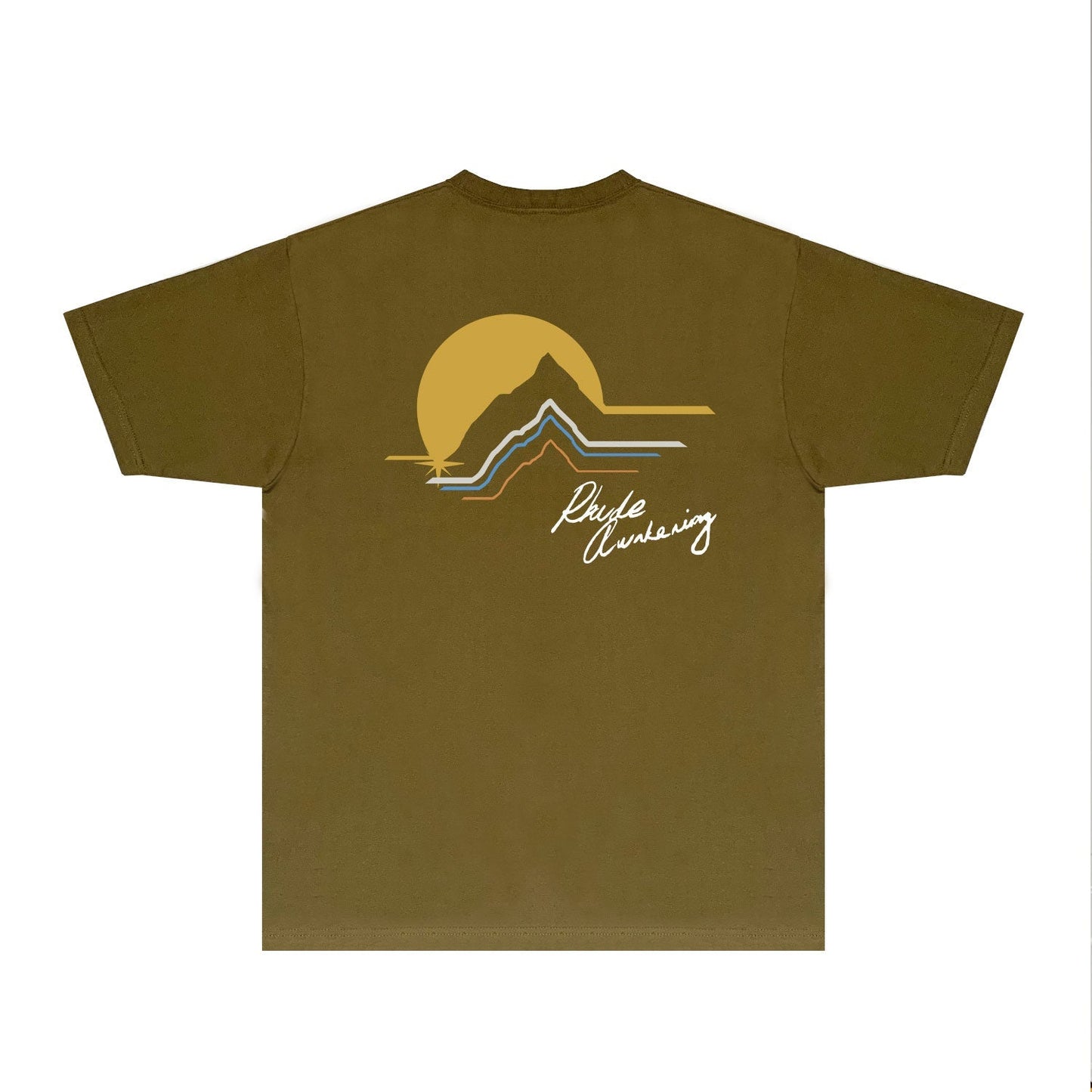 Rhude T-shirts Printed Trendy Pure Cotton