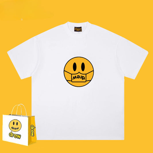 Drew T-shirts Heavy T-shirt High Street Loose Short Sleeve