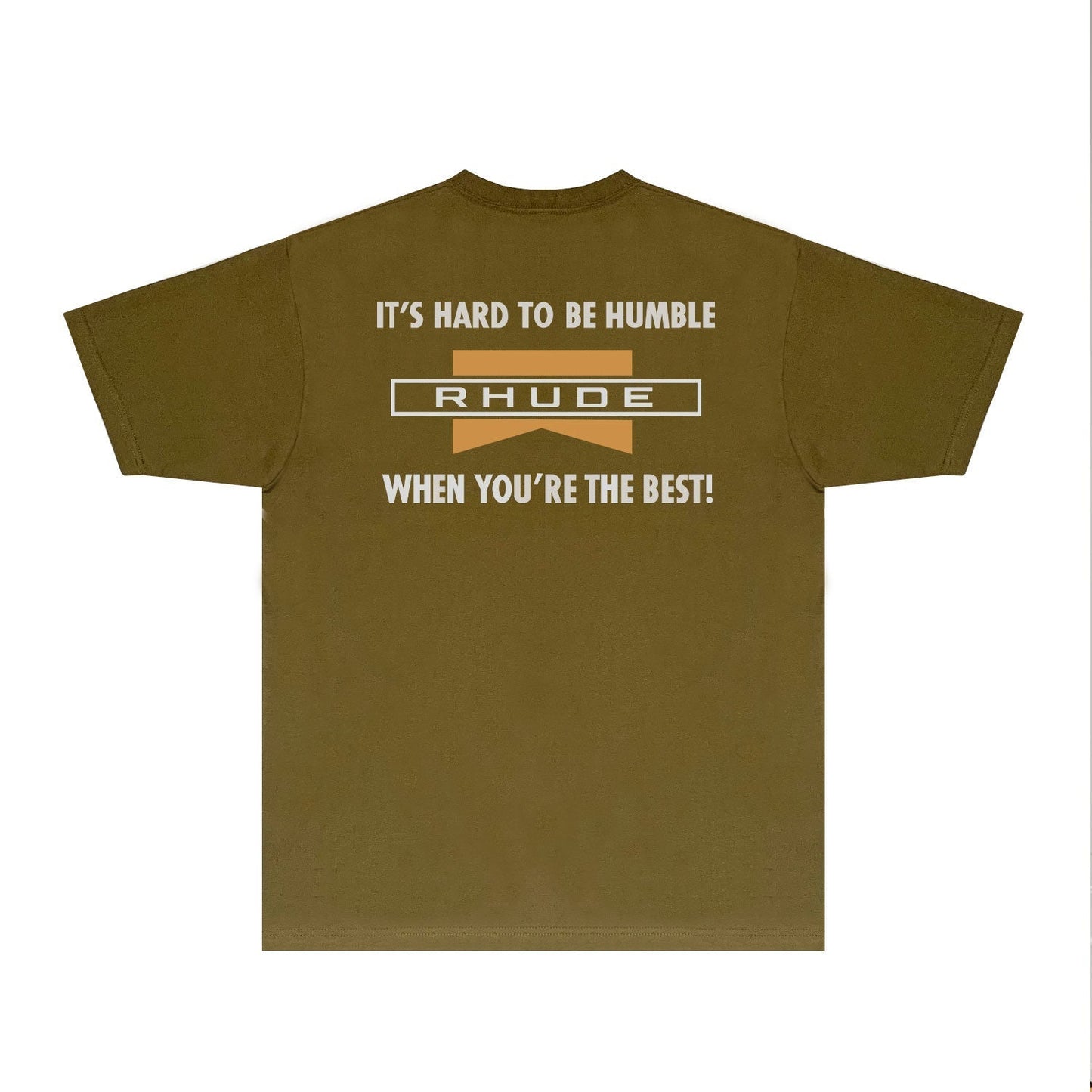 Rhude T-shirts Printed Trendy Pure Cotton