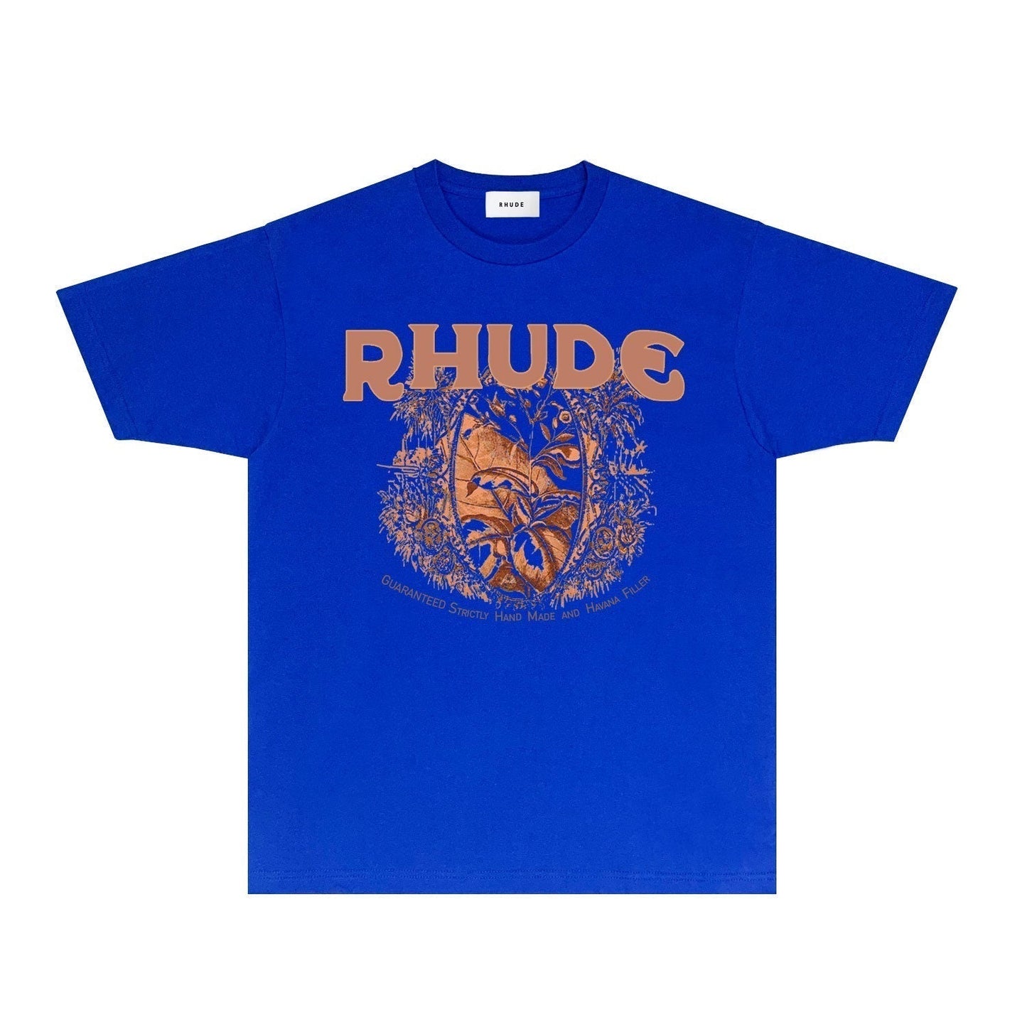 Rhude T-shirts Printed Trendy Pure Cotton