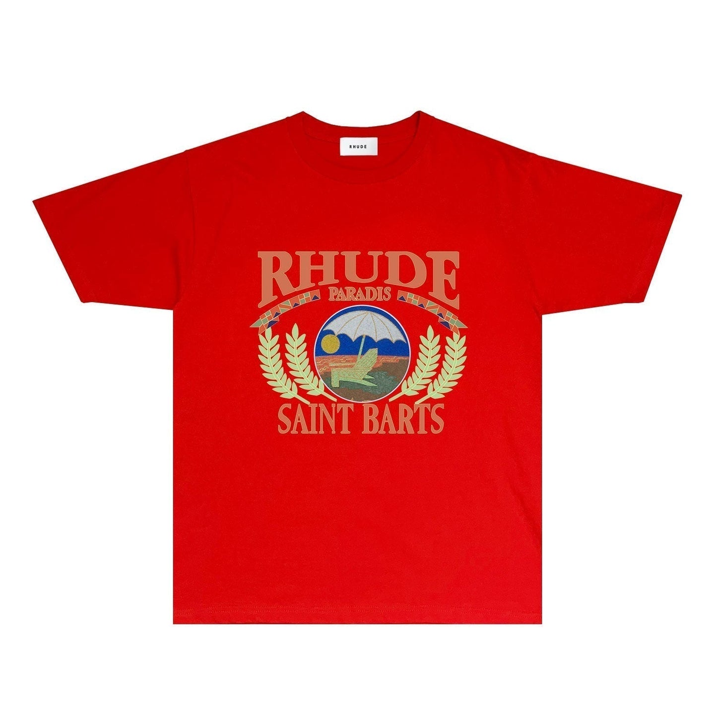 Rhude T-shirts Printed Trendy Pure Cotton