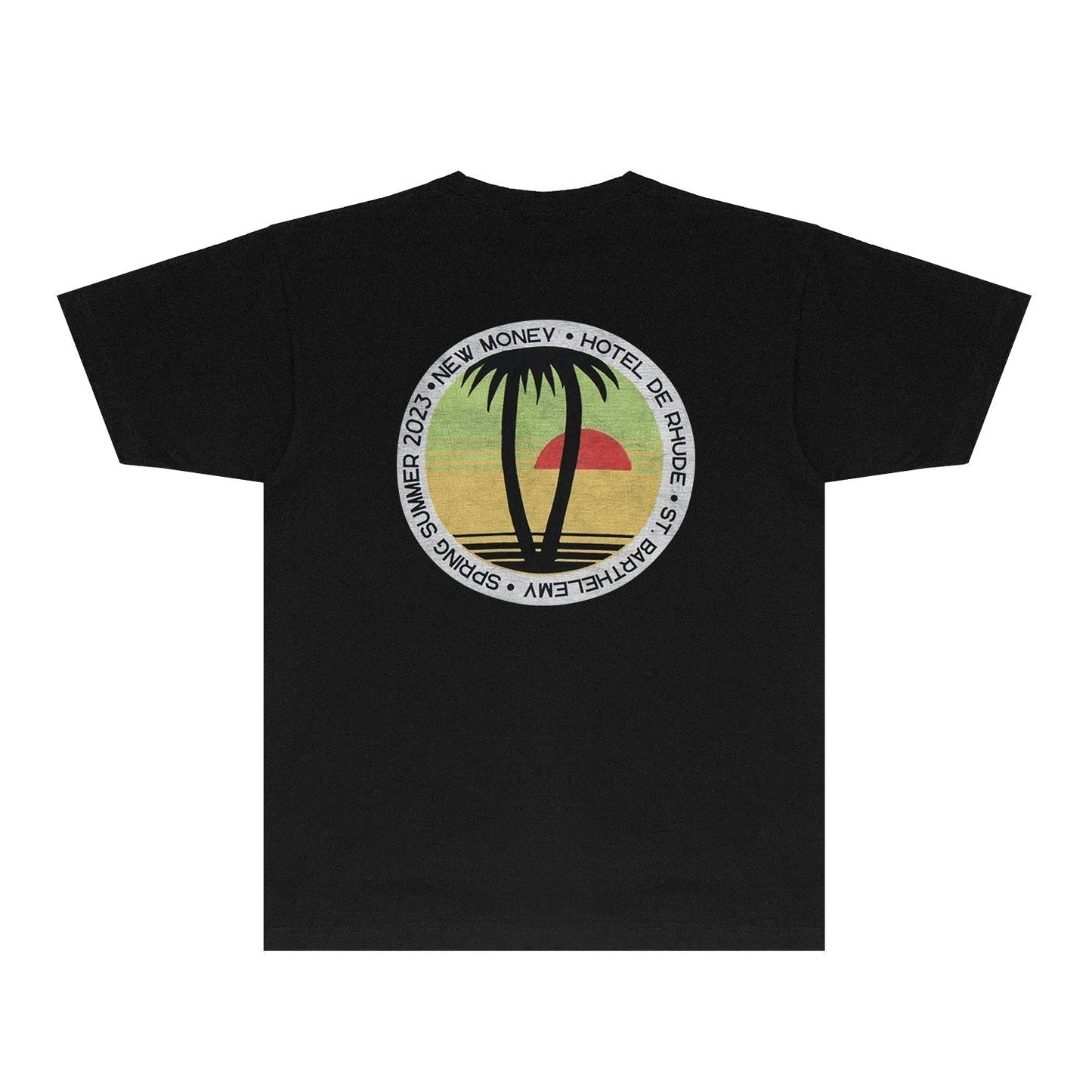 Rhude T-shirts Printed Trendy Pure Cotton