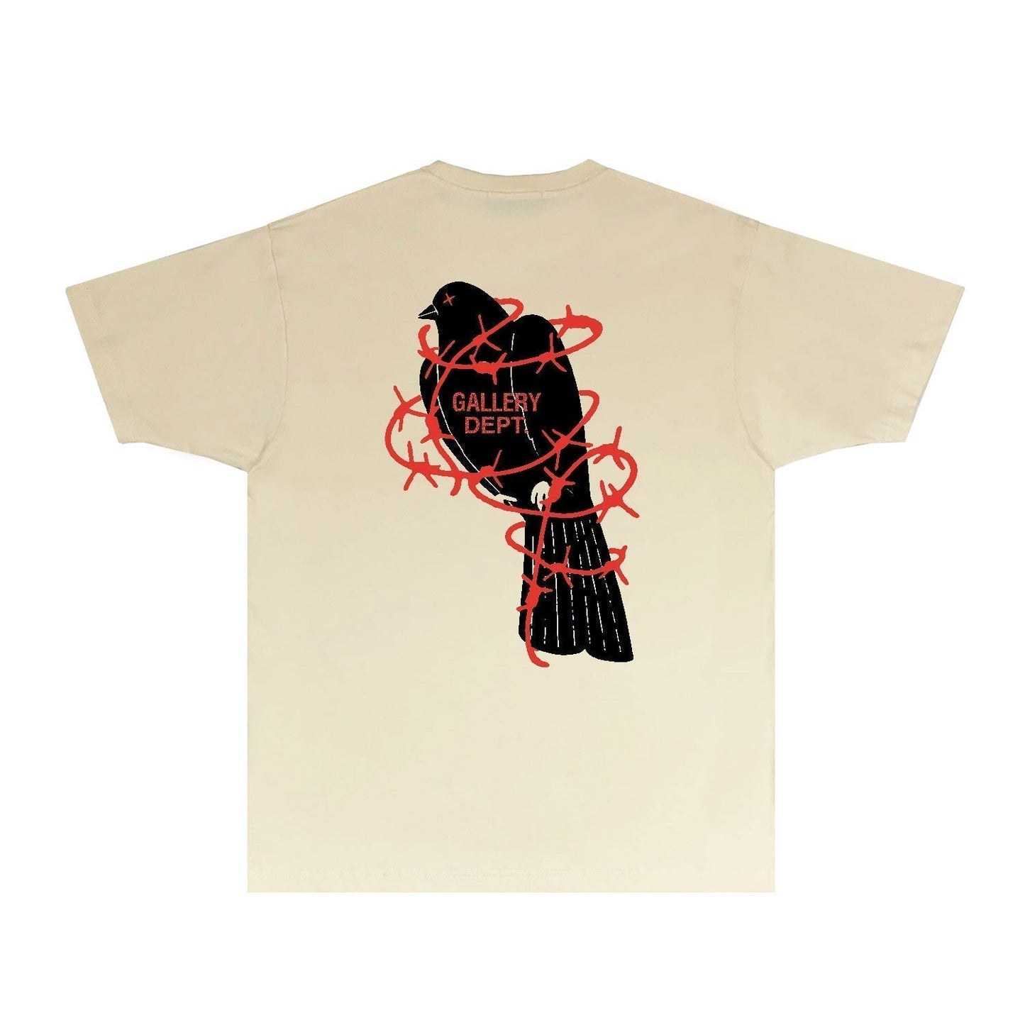 Gallery Dept T Shirt Retro Printed Loose Short-Sleeved Shirt