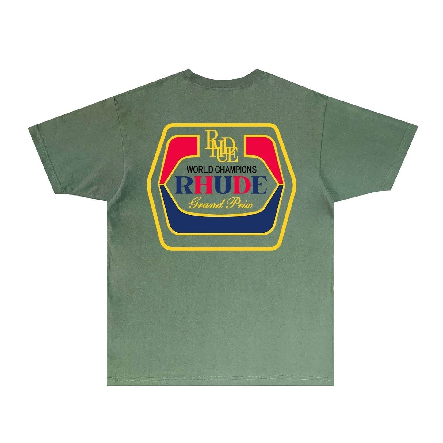 Rhude T-shirts Printed Trendy Pure Cotton