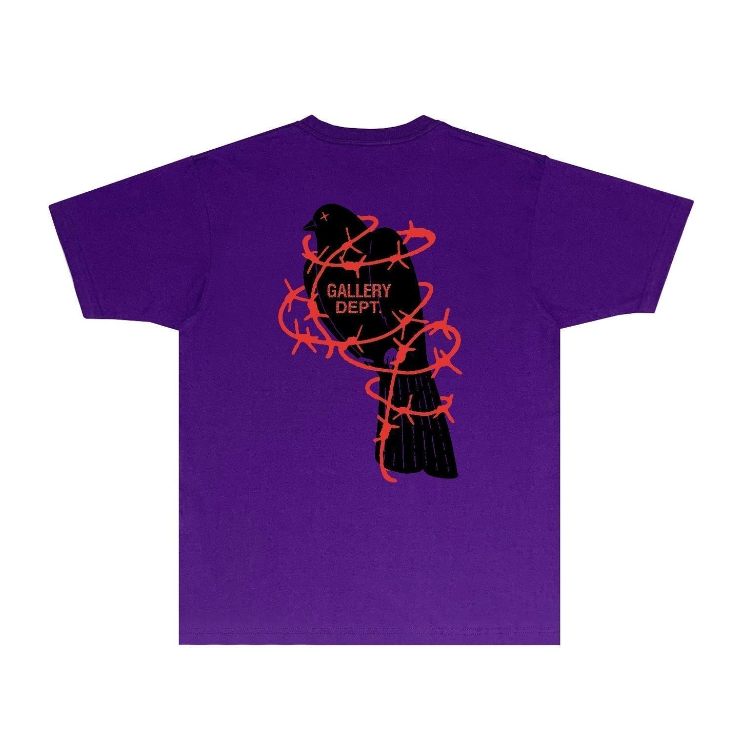 Gallery Dept T Shirt Retro Printed Loose Short-Sleeved Shirt