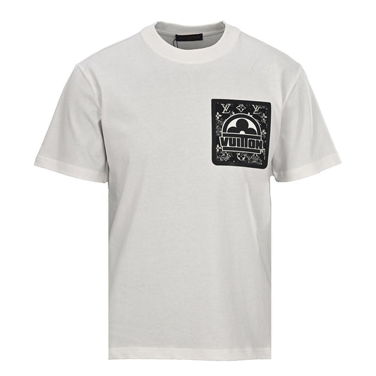 Louis Vuitton Monogram Faux-Pocket Print Short-Sleeve T-Shirt