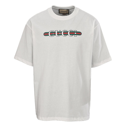 Gucci Classic Web Stripe Print T-Shirt