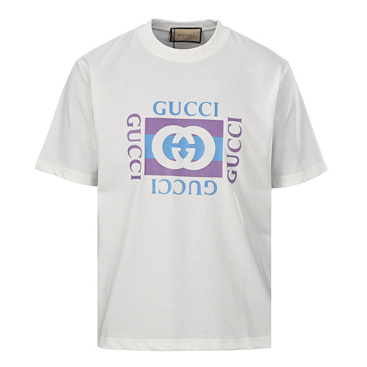 GUCCI Classic Square Print T-Shirt