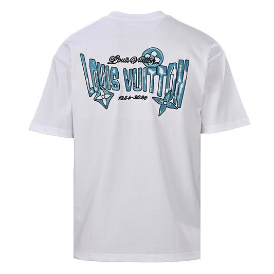 LOUIS VUITTON Bone Logo Short-Sleeve T-Shirt