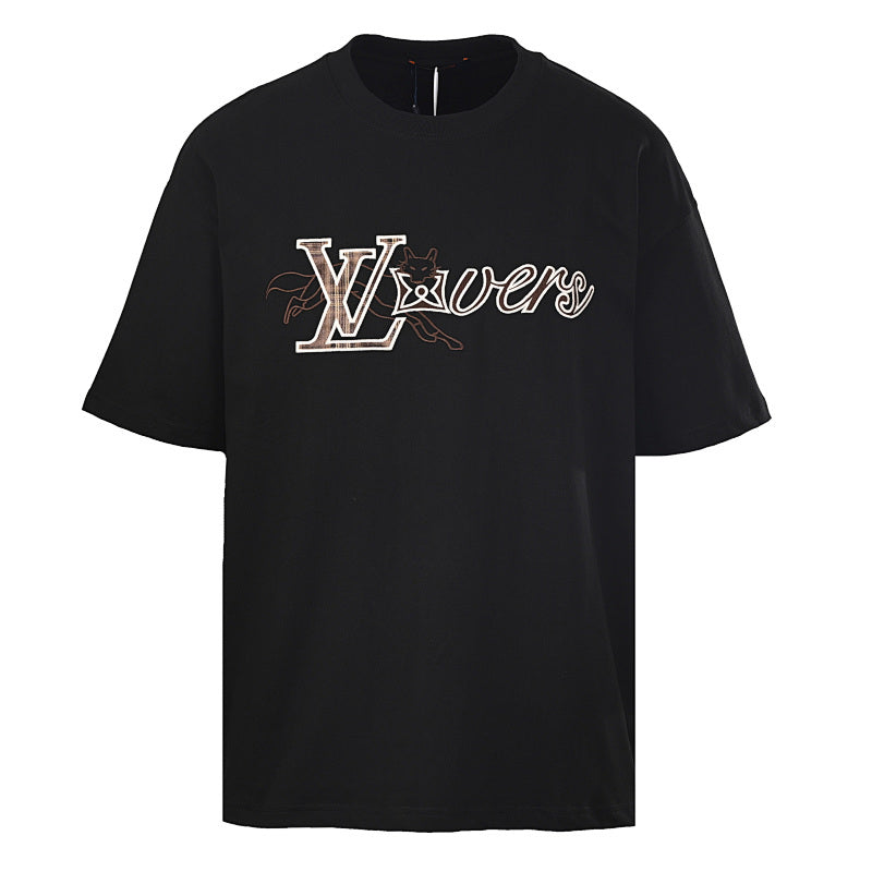 Louis Vuitton Embroidered Sailboat Short-Sleeve T-Shirt