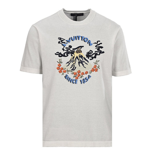 Louis Vuitton x Nigo Collaboration Embroidered Knit T-Shirt