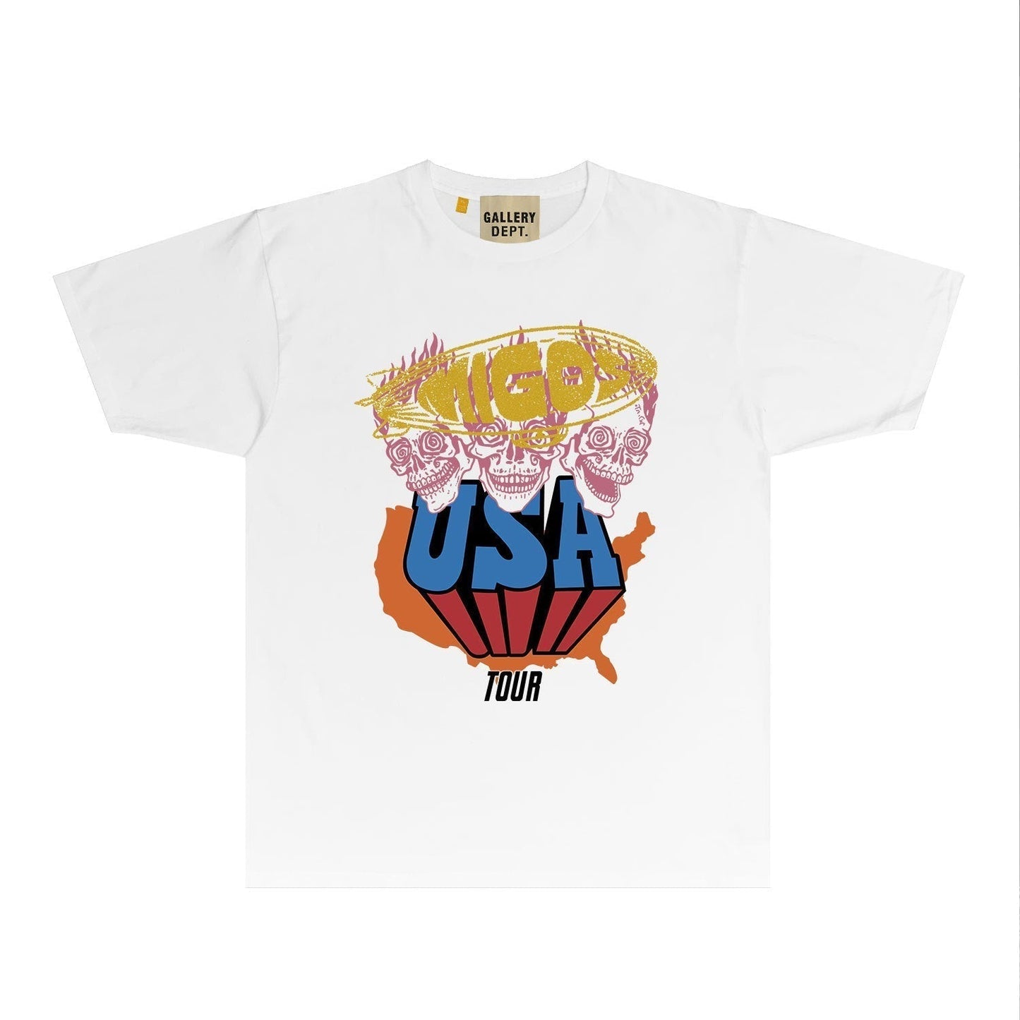 Gallery Dept T Shirts European And American Tee Shirt Short Sleeve T-Shirt Blouse