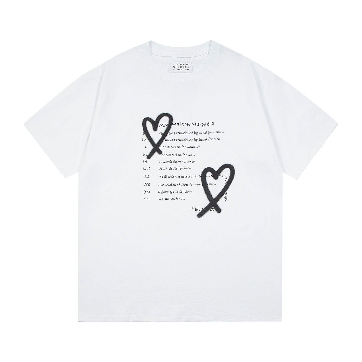 Maison Margiela T-shirt Crew Neck Loose Short Sleeve T-shirt