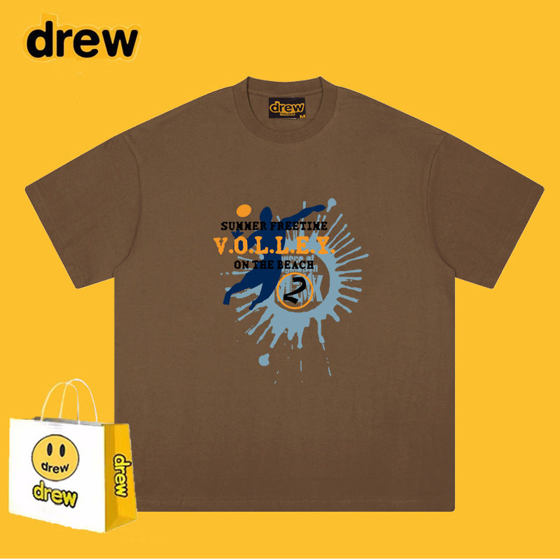 Drew T-shirts Cotton Short-Sleeved Printed T-shirt