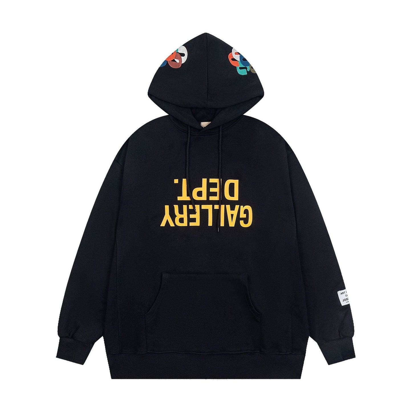 Gallery Dept Hoodie Embroidery Letter Inverted Print Hooded Sweater