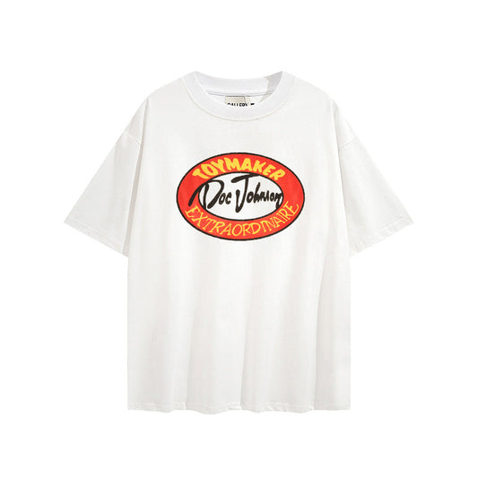 Gallery Dept T Shirts Trendy Gallery Dept Letter Printed Large Size Short Sleeve T-shirt for Men and Women