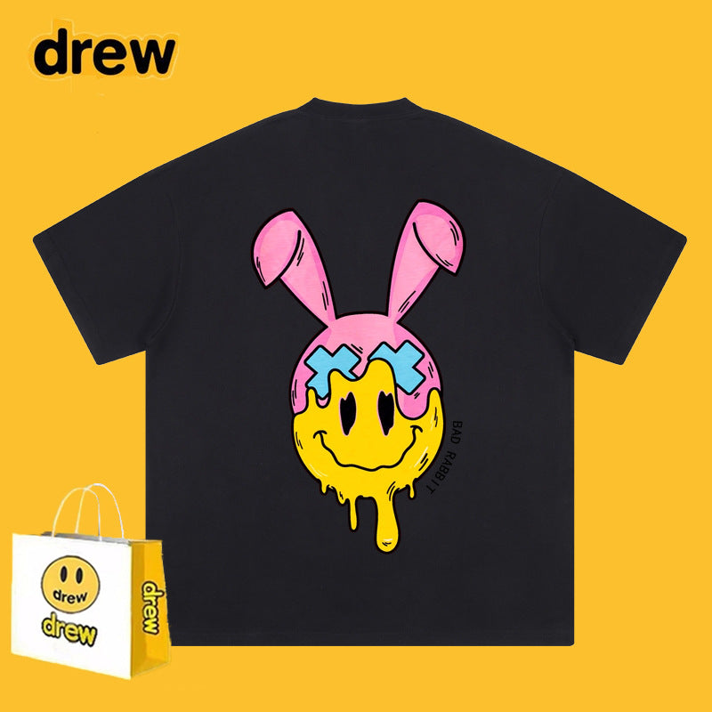 Drew T-shirts Smiley T-shirt Rabbit Print