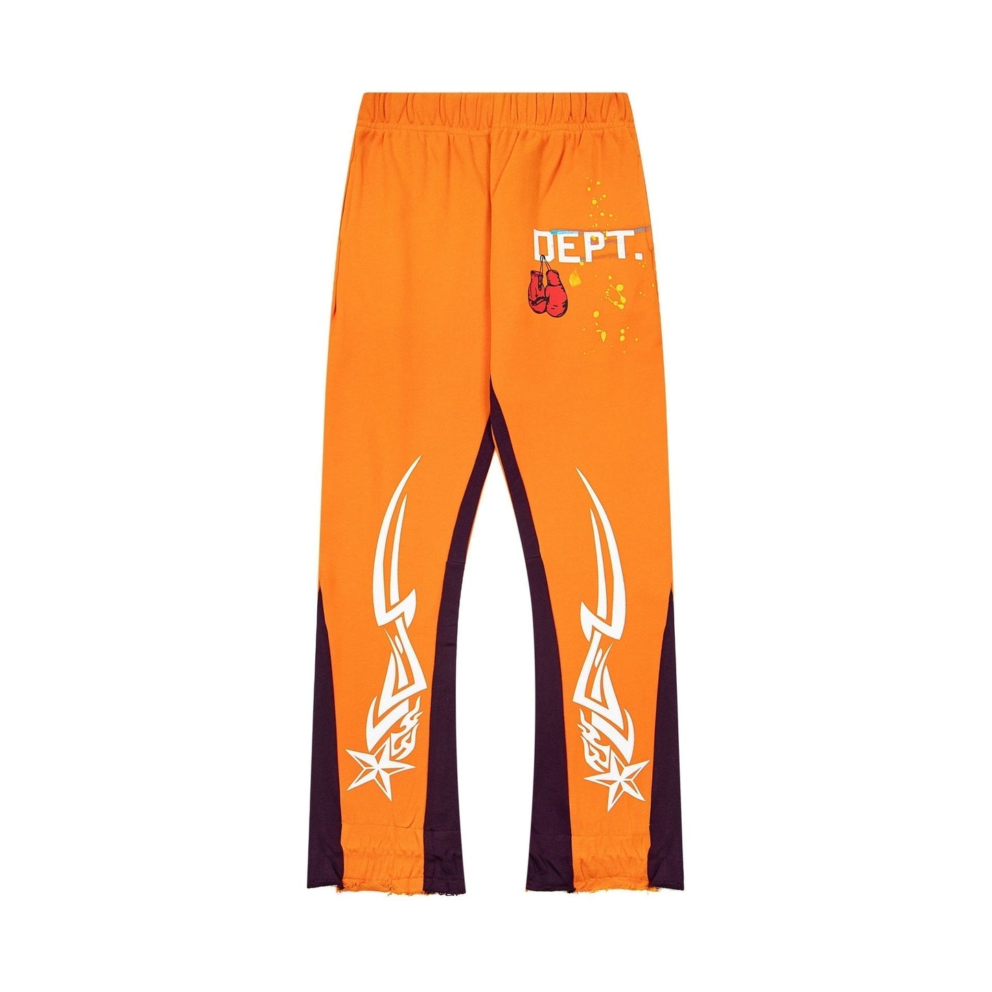 Gallery Dept Sweatpants T Hand-painted splashed ink letter splicing casual trousers