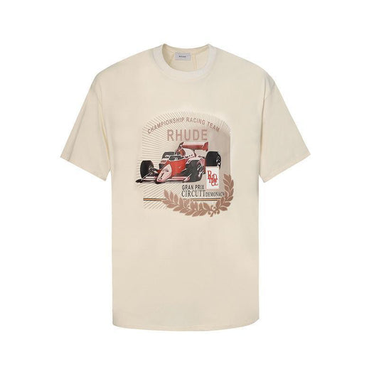 Rhude T-shirt Geometric Print Short Sleeve T-shirt