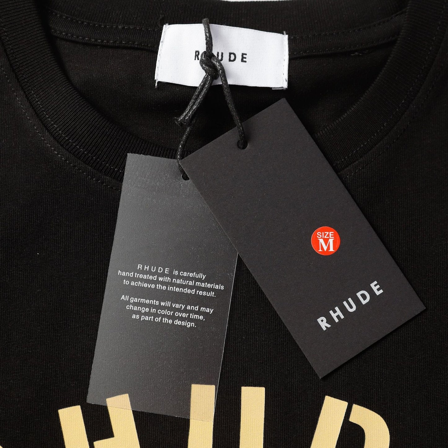 Rhude T-shirt Racing Club Alphabet Slogan Printed Short Sleeve T-shirt