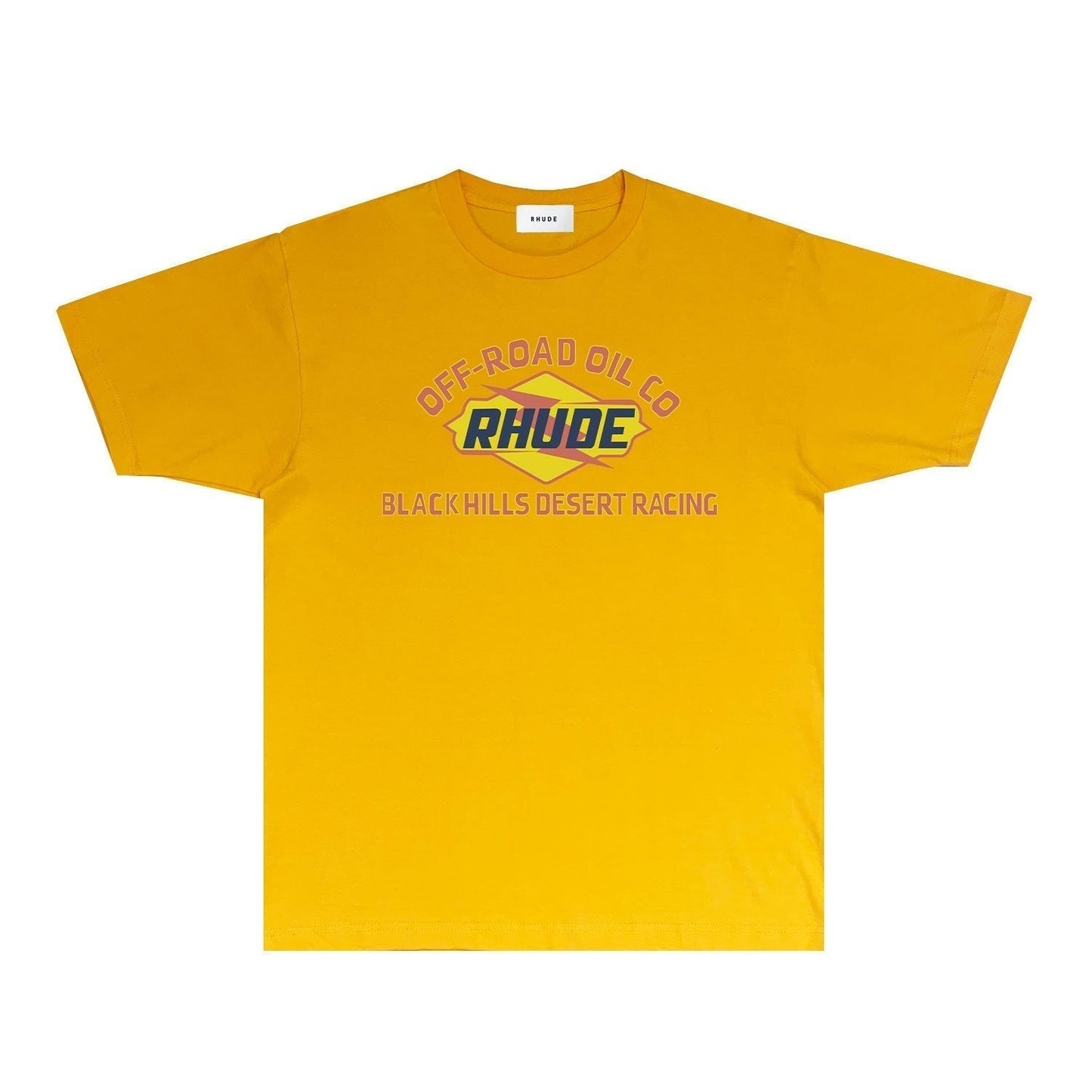 Rhude T-shirts Printed Trendy Pure Cotton