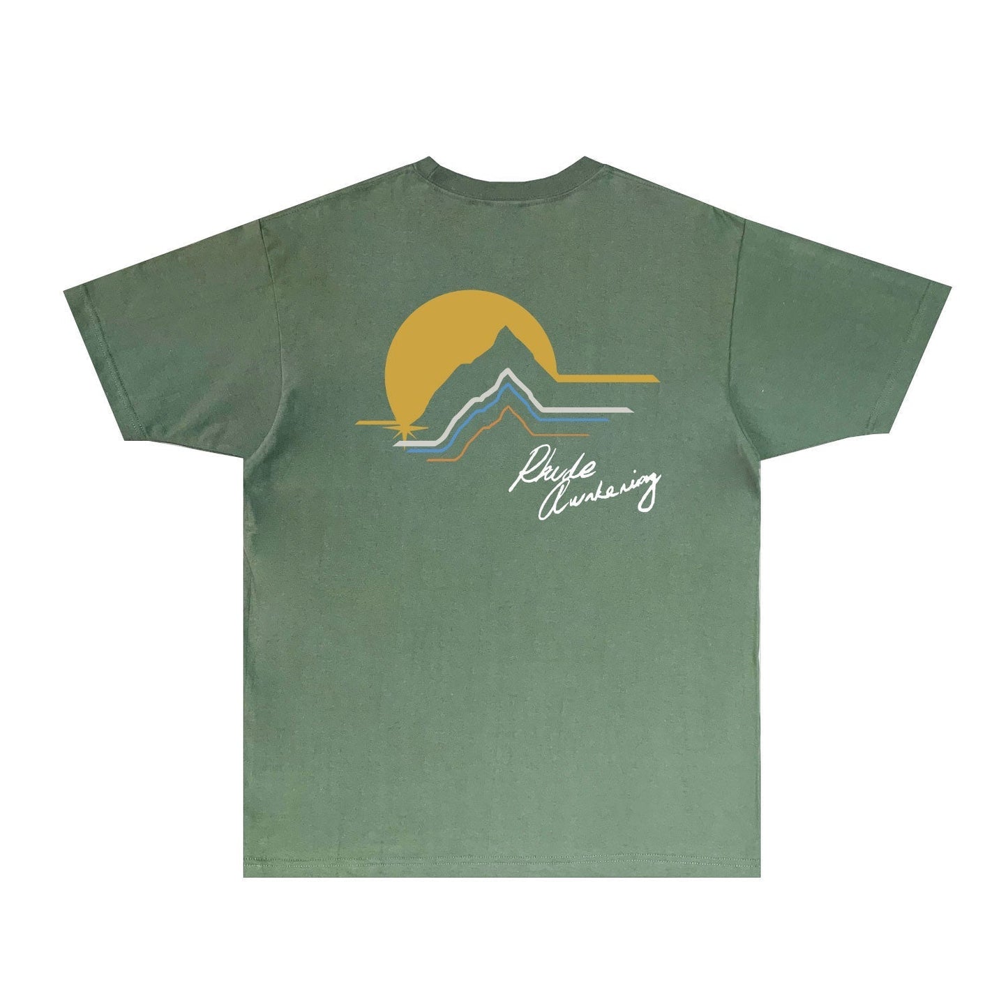Rhude T-shirts Printed Trendy Pure Cotton