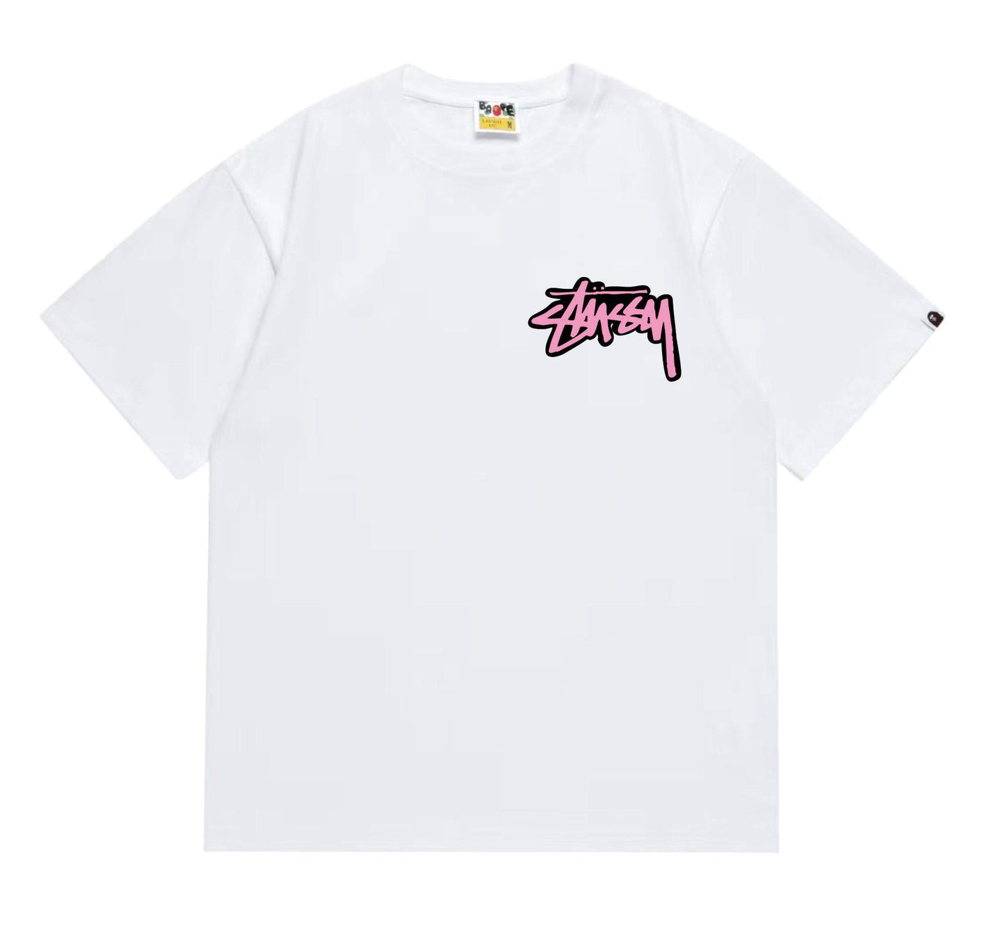 BAPE Dark-Face Graffiti Graphic T-Shirt — front