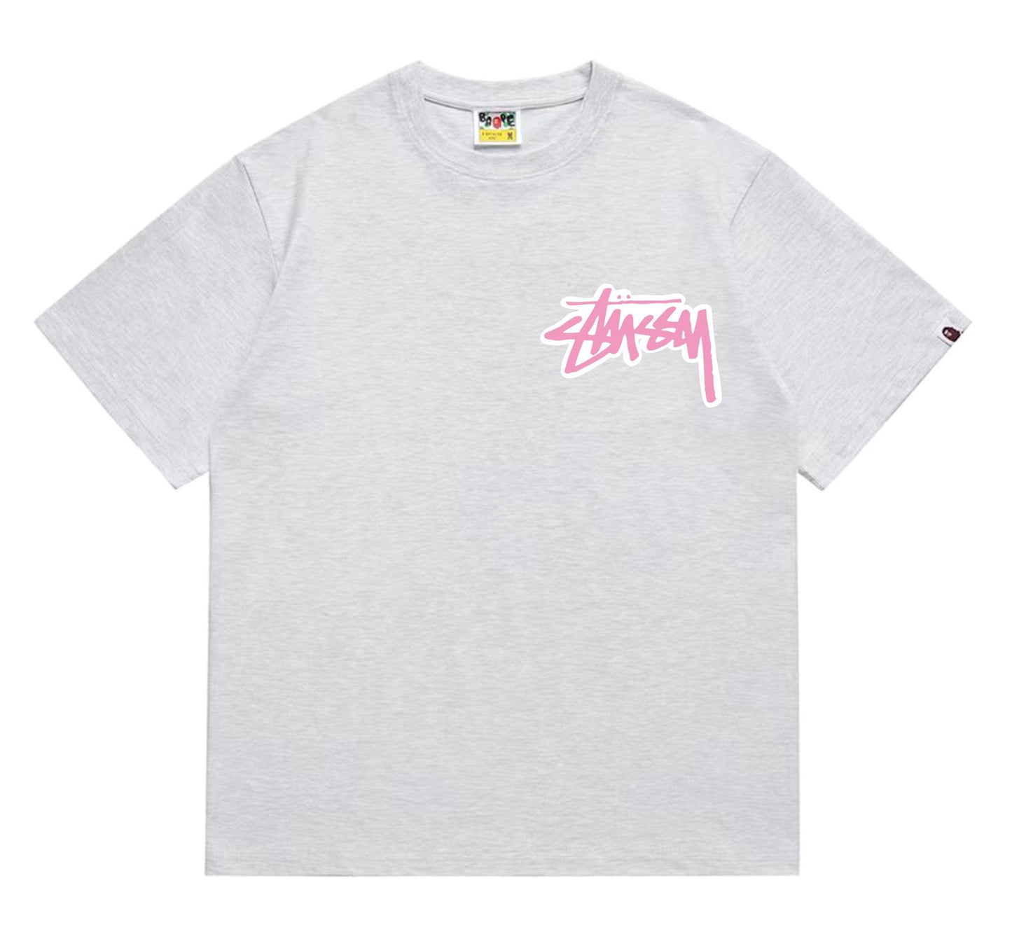 BAPE Light Face Graffiti Wordmark T-Shirt — front