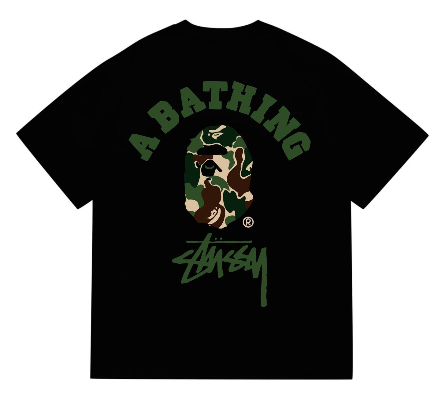 BAPE Back Graphic Short-Sleeve T-Shirt — back