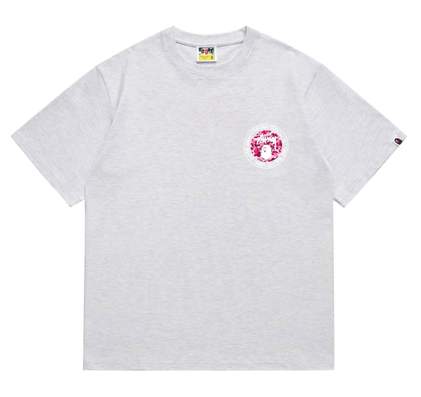 BAPE Light Circular Graphic Short-Sleeve T-Shirt — front