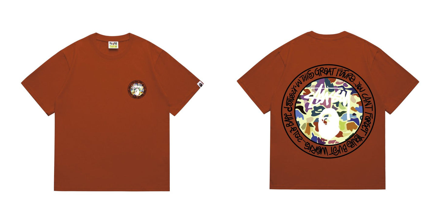 BAPE Circular Ape Graphic T-Shirt — comparison
