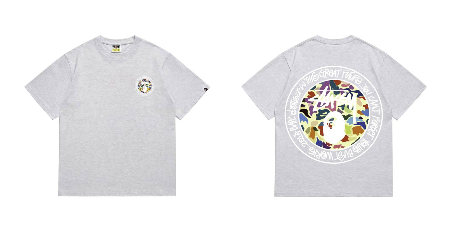 BAPE Circular Wordmark Graphic T-Shirt — comparison